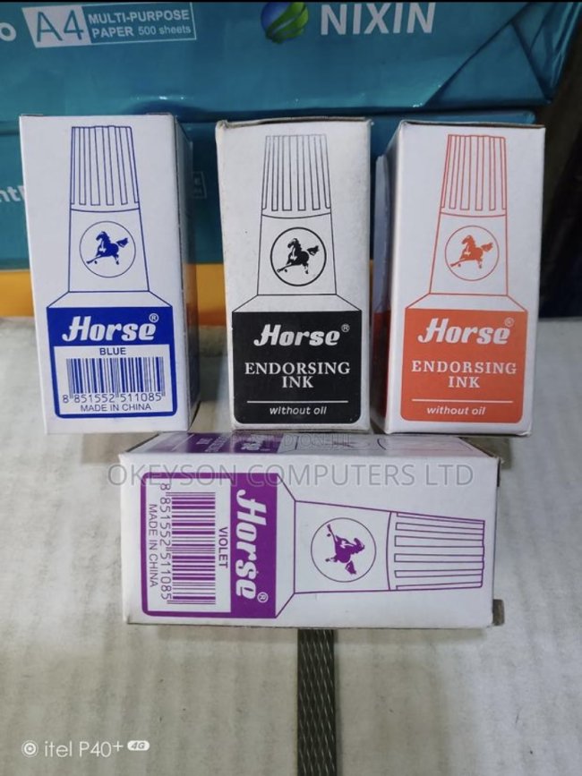 Horse Endorsing Stamp Pad Ink