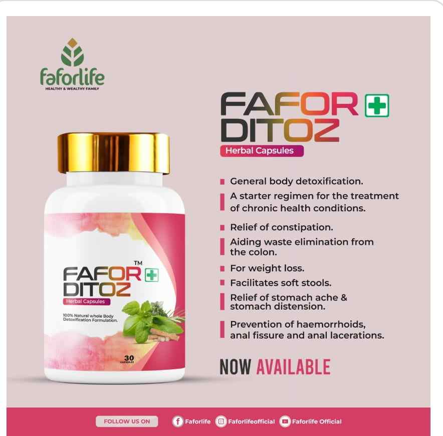 Fafor Ditoz Herbal Capsules 08024685729
