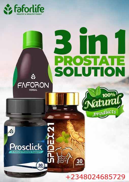 Prosclick Faforlife Prostate Solution for Men 08024685729