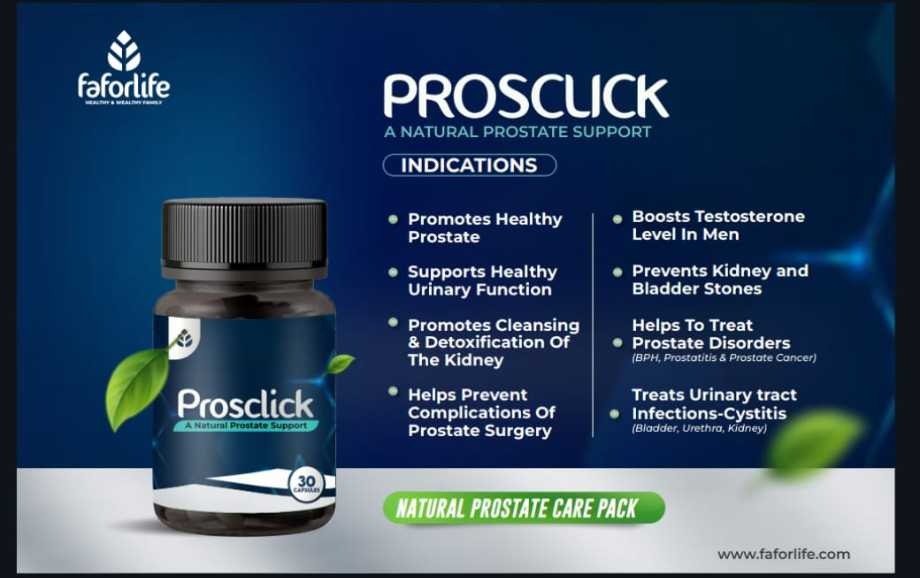 Prosclick Faforlife Prostate Solution for Men 08024685729
