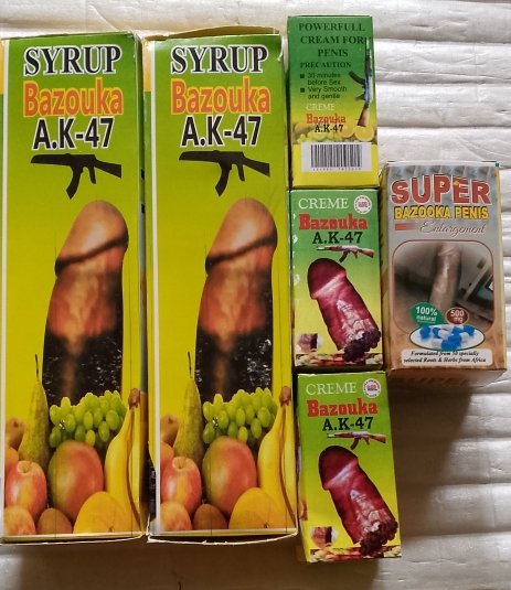 Bazouka AK 47 Men's Vitality Collection- Syrup+Cream+Capsule for Penis Enlargement
