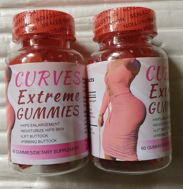 Curves Extreme Gummies for Butt Enlargement