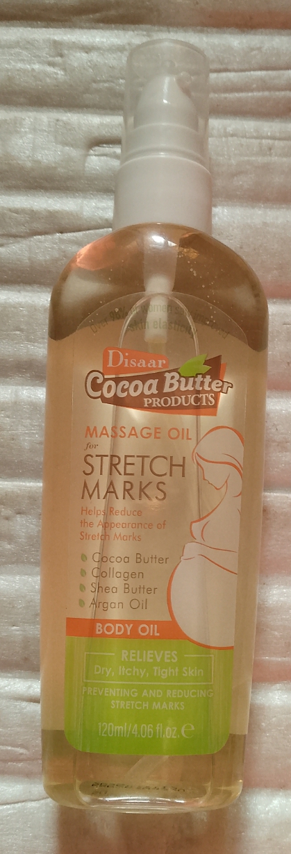 Disaar Cocoa Butter Stretch Mark Massage Oil