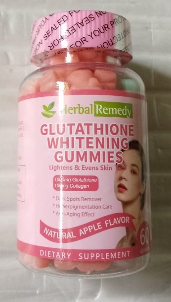 Herbal Remedy Glutathione Whitening Gummies