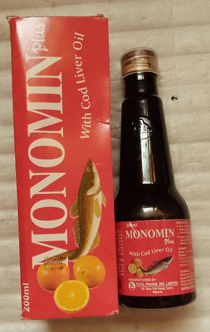 Monomin Plus Syrup with Cod Liver Oil (200ml)