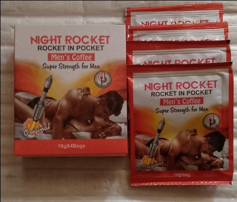 Night Rocket Men's Coffee for Sexual Enhancement