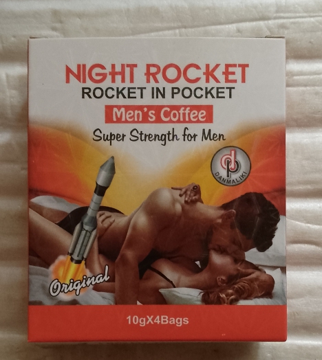 Night Rocket Men's Coffee for Sexual Enhancement