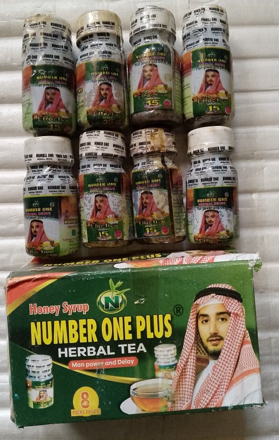 Number One Plus Herbal Tea Honey for Manpower