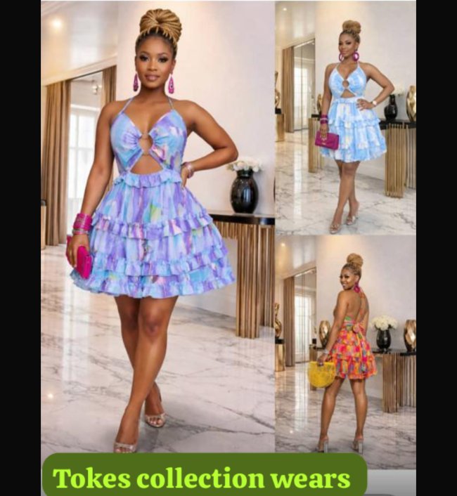 Aria Cut-Out Ruffle Dress