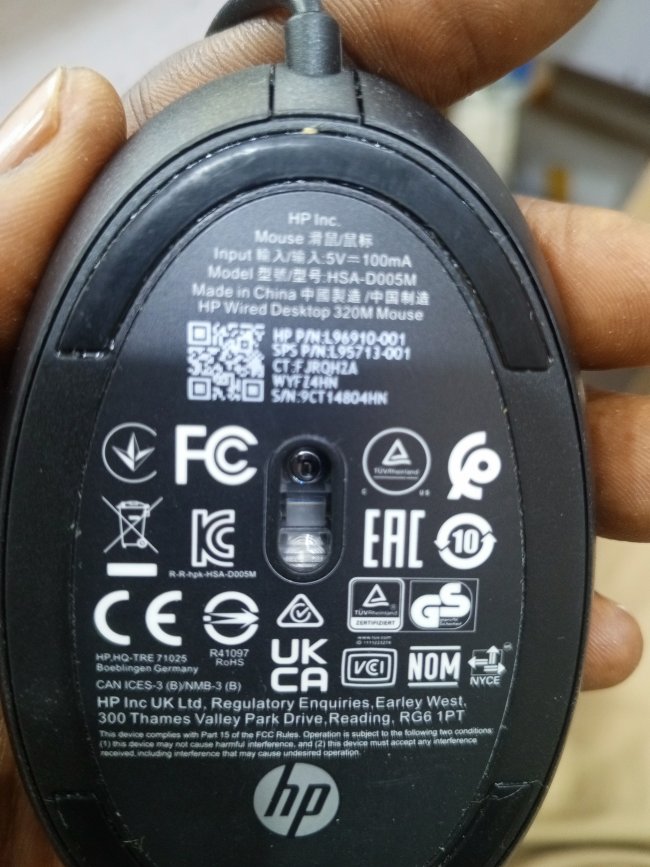 HP 320m mouse